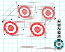 Using the Ungroup button in the Icon Column to change the wheel groups