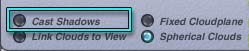 The Cast Shadows portion of the Cloud Cover tab, with the shadows disabled (no cyan dot)