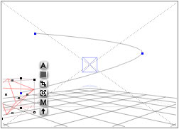 The pyramid is now heading down the trajectory line point first