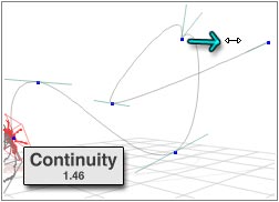 Continuity 1.46, the handles are now a V pointing up, and the path takes a sharp dip