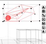 Narrow Sphere side faces cube, sphere on right