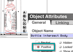 Making the Bottle Intersect Body a Positive Boolean Object