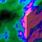 HLS version of second texture above; very vivid, shading from black to green and turquoise, then to cobalt, magenta and pink