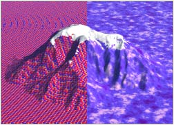 Like the image above, but the ground is the texture of the mountain, not yellow, and the "snow" isn't quite the same shape