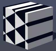 Triangle noise on cube, Frequency 10