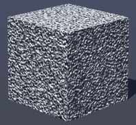 Gradient noise on cube, Frequency 60