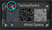 Material Lab component palette, second button from left on the top is circled.