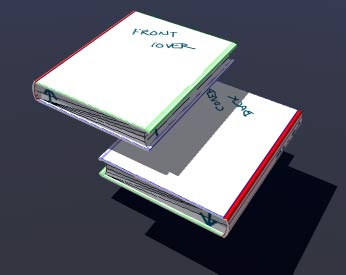 Book Render; Reversed Type on Back